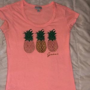 Guess pineapple tshirt
